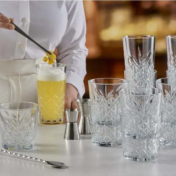 Longdrinkglazen | TIMELESS | Glas | 47cl |  6 Stuks | Stapelbaar |  Ø86x160(h)mm