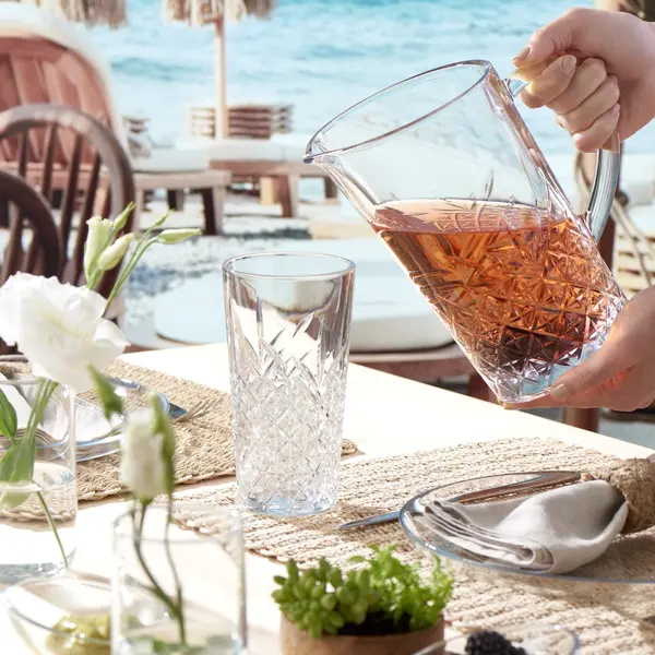 Longdrinkglazen | TIMELESS | Glas | 47cl |  6 Stuks | Stapelbaar |  Ø86x160(h)mm