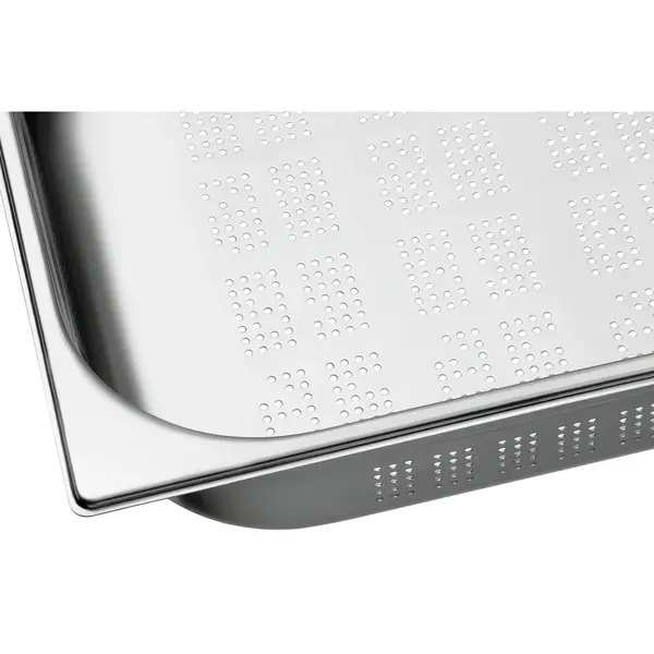 GN-Bak | TOP LINE | CNS | 2/3 GN | Hoogte 100mm | Geperforeerd | 354x325x100(h)mm