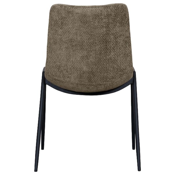 Stoel | Stof/Metaal | Hunter Groen | Zwarte Poten | Indoor | 510x410x840(h)mm