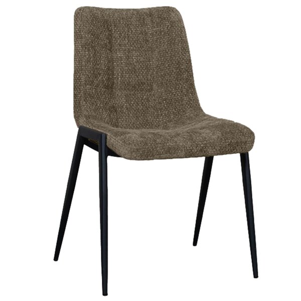Stoel | Stof/Metaal | Hunter Groen | Zwarte Poten | Indoor | 510x410x840(h)mm