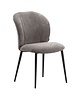 E.R.S. Stoel | Stof/Metaal | Steengrijs | Zwarte Poten | Indoor | 490x620x850(h)mm 