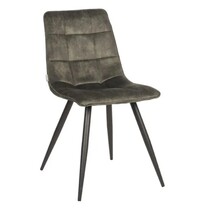 E.R.S. Stoel | Fluweel/Metaal | Hunter Groen | Zwarte Poten | Indoor | 450x560x840(h)mm 