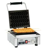 Casselin Wafelijzer | Enkel | Lollypopwafels | 60°C/300°C | 1.6kW (230V) | Timer | 296x415x290(h)mm