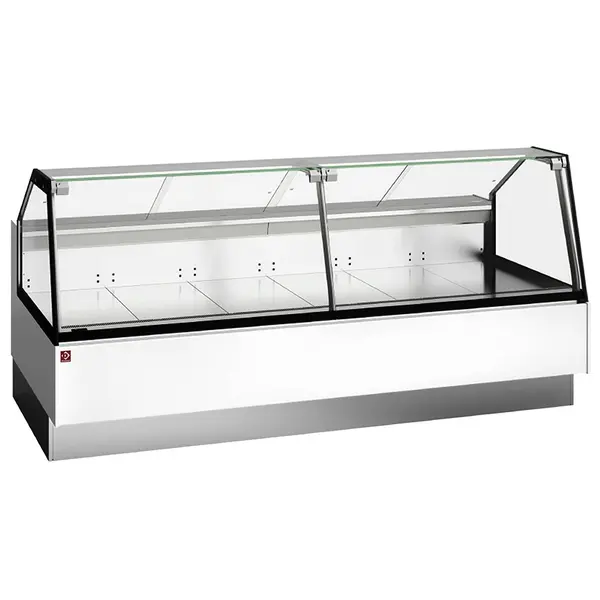 Vleeskoeltoonbank | CORSICO | -1°C/+7°C | Geforceerd | Kantelruit | 1250x1150x860/1200(h)mm