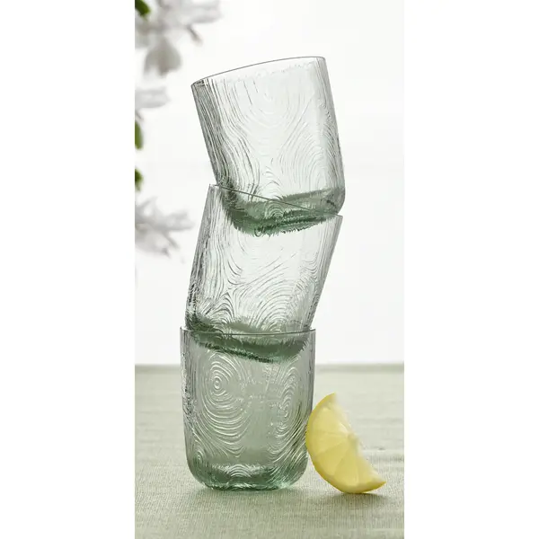 Tumblers | LINDEN | Glas (100% Gerecycled) | 27cl |  4 Stuks | Ø80x95(h)mm