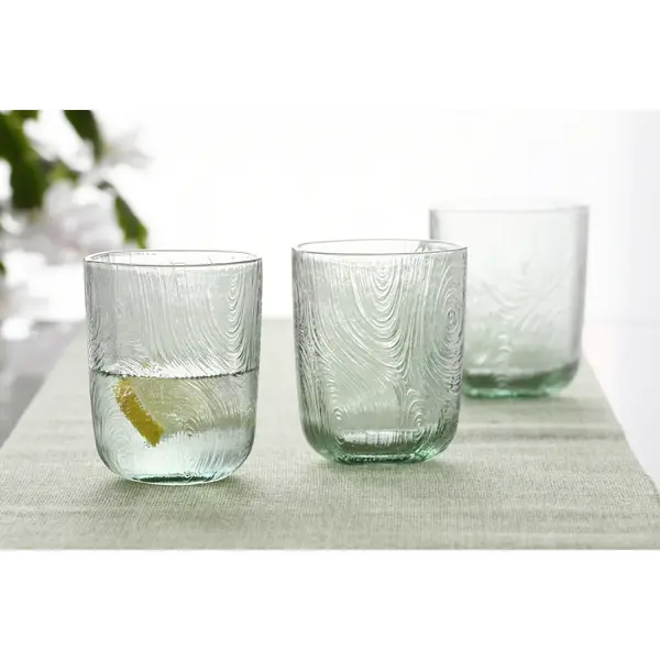 Tumblers | LINDEN | Glas (100% Gerecycled) | 27cl |  4 Stuks | Ø80x95(h)mm
