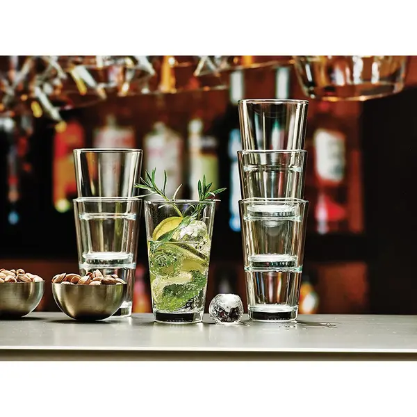 Longdrinkglazen | GRANDE S | Glas | 37cl |  12 Stuks | Ø80x155(h)mm