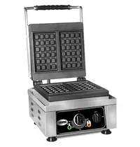 GMG Wafelijzer | CLASSIC | Enkel | Belgische Wafels (100x170x15mm) | 50°C/300°C | 2.2kW (230V) | 290x440x320(h)mm