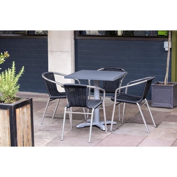 Tafelonderstel | Gietijzer | Grijs | In-/Outdoor | 611x611x720(h)mm