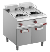 Diamond Friteuse | OPTIMA 900 | Elektrisch | 18+18L | 100°C/180°C | 32kW (400V) | Aftapkranen | 800x900x850/920(h)mm