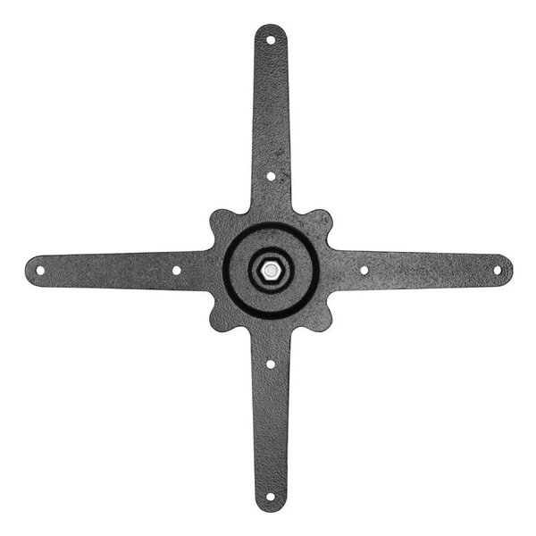 Tafelonderstel | Gietijzer | Zwart | In-/Outdoor | 600x600x720(h)mm