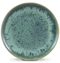 Inspire Borden | BALI | Keramiek | Blauw | 4 Stuks | Ø220x20(h)mm 