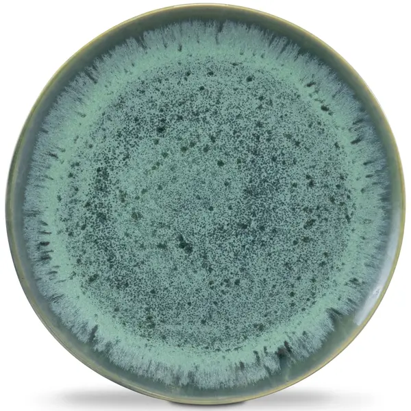 Borden | BALI | Keramiek | Blauw | 4 Stuks | Ø280x24(h)mm