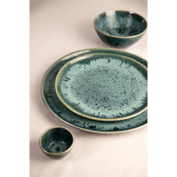 Dipschaaltjes | BALI | Keramiek | Blauw | 4.5cl | 12 Stuks | Ø65x35(h)mm