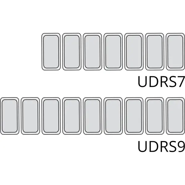 Schepijsvitrine | UDRS | 423L | 9x 5L | -14°C/-20°C | Statisch | Gekoelde Reserve | Wielen | 1656x723x1253(h)mm
