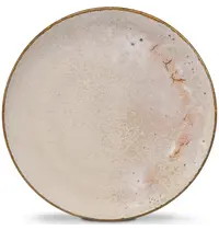 Inspire Borden | DUNE | Keramiek | Beige | 4 Stuks | Ø295x26(h)mm 