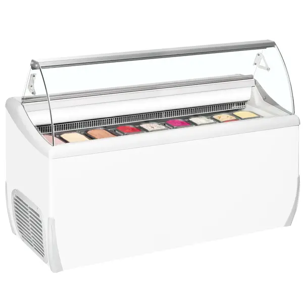 Schepijsvitrine | UDRS | 423L | 9x 5L | -14°C/-20°C | Statisch | Gekoelde Reserve | Wielen | 1656x723x1253(h)mm