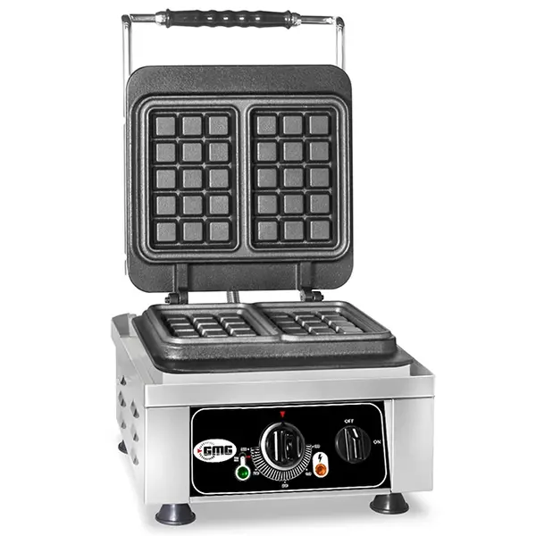 Wafelijzer | BRUXELLES | Enkel | Brusselse Wafels (102x165x26mm) | 50°C/300°C | 2.2kW (230V) | 300x440x320(h)mm