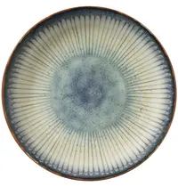 Gural Borden | GRACE | Porselein | Blauw | 6 Stuks | Ø270mm 