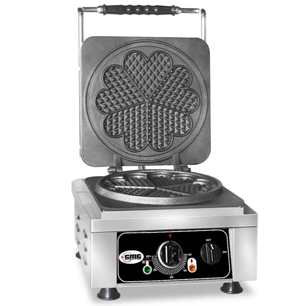 GMG Wafelijzer | AMORE M | Enkel | Hartvormige Wafels (165mm) | 50°C/300°C | 2.2kW (230V
