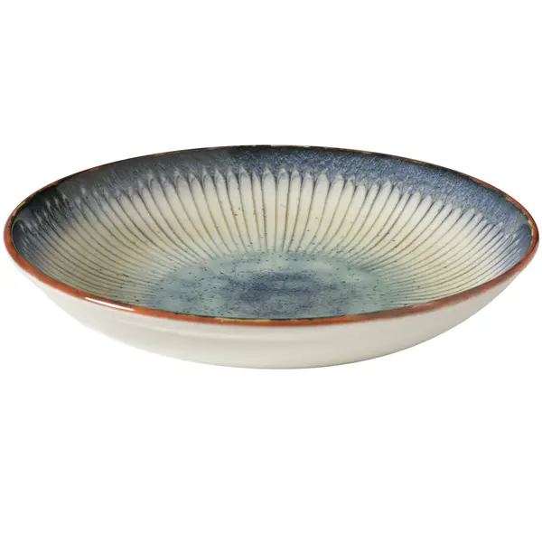 Diepe Borden | GRACE | Porselein | Blauw | 6 Stuks | Ø250mm