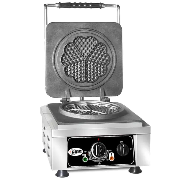Wafelijzer | AMORE M | Enkel | Hartvormige Wafels (Ø165mm) | 50°C/300°C | 2.2kW (230V) | 300x440x320(h)mm