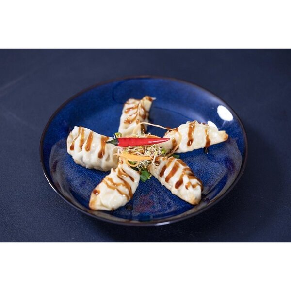 Coupeborden | LUNA | Keramiek | Nachtblauw | 4 Stuks | Ø205x38(h)mm