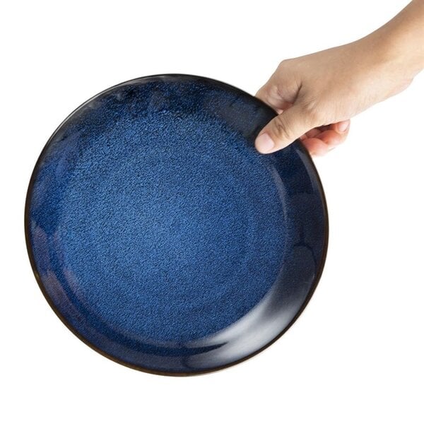 Coupeborden | LUNA | Keramiek | Nachtblauw | 4 Stuks | Ø205x38(h)mm