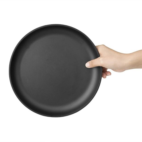 Coupeborden | KRISTALLON FUSION | Melamine | Zwart | 6 Stuks | Ø230x35(h)mm