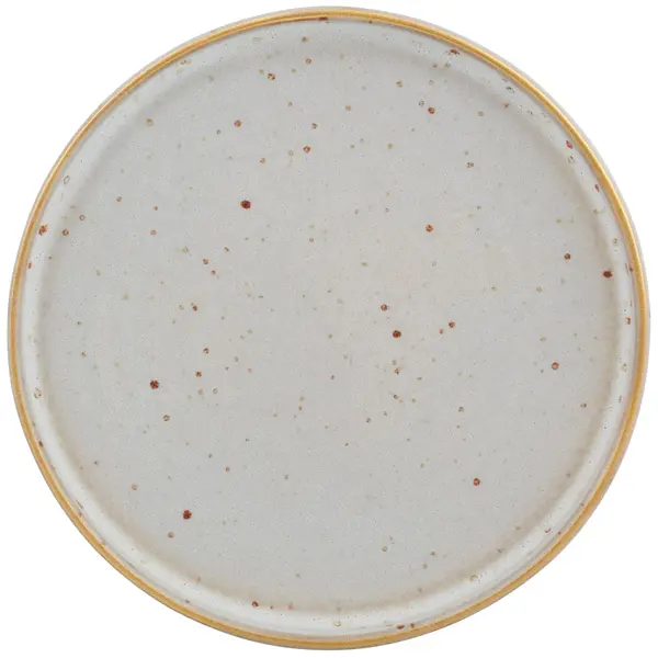 Borden | GOLD STONE BIANCO | Keramiek | Wit | 6 Stuks | Ø180mm
