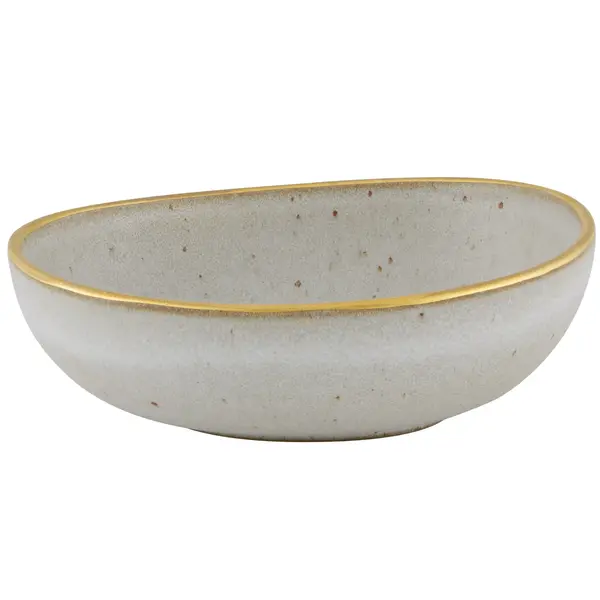 Kommen | GOLD STONE BIANCO | Keramiek | Wit | 45cl | 6 Stuks | Ø170x55(h)mm