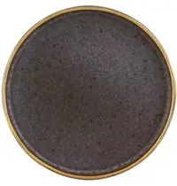 Vista Alegre Borden | GOLD STONE | Keramiek | Zwart | 6 Stuks | Ø180mm