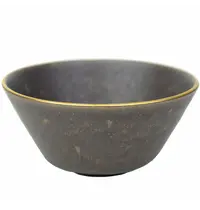 Vista Alegre Kommen | GOLD STONE | Keramiek | Zwart | 22cl | 6 Stuks | Ø110mm