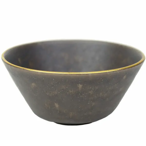 Kommen | GOLD STONE | Keramiek | Zwart | 22cl | 6 Stuks | Ø110mm