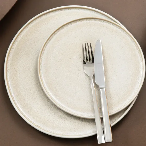 Borden | SHADOW | Keramiek | Antracietgrijs | 4 Stuks | Ø285x25(h)mm