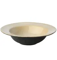 Inspire Pastaborden | SHADOW | Keramiek | Antracietgrijs | 4 Stuks | Ø220x55(h)mm 