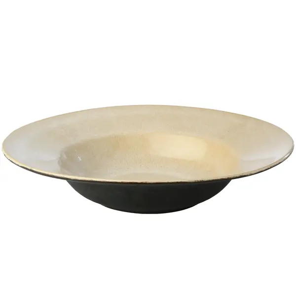 Pastaborden | SHADOW | Keramiek | Antracietgrijs | 4 Stuks | Ø295x60(h)mm