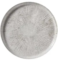 Gural Borden | STRIPES | Porselein | Lichtgrijs | 12 Stuks | Ø210mm