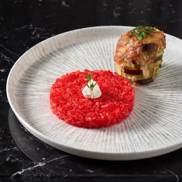 Borden | STRIPES | Porselein | Lichtgrijs | 6 Stuks | Ø290mm