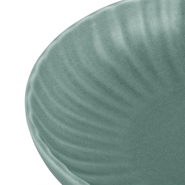 Coupeschalen | CORALLITE | Porselein | Groen | 6 Stuks | Ø220x50(h)mm