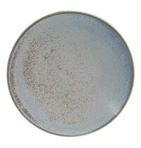 Olympia Coupeborden | EMBER | Porselein | Blauw/Bruin | 6 Stuks | Ø180x20(h)mm