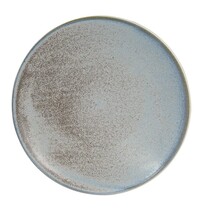 Olympia Coupeborden | EMBER | Porselein | Blauw/Bruin | 6 Stuks | Ø230x25(h)mm