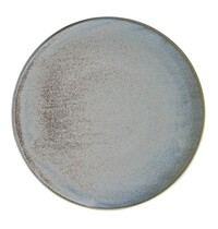 Olympia Coupeborden | EMBER | Porselein | Blauw/Bruin | 4 Stuks | Ø275x30(h)mm