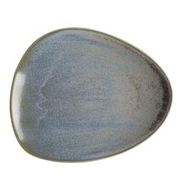 Olympia Borden | EMBER | Porselein | Blauw/Bruin | 6 Stuks | Ø250x25(h)mm 