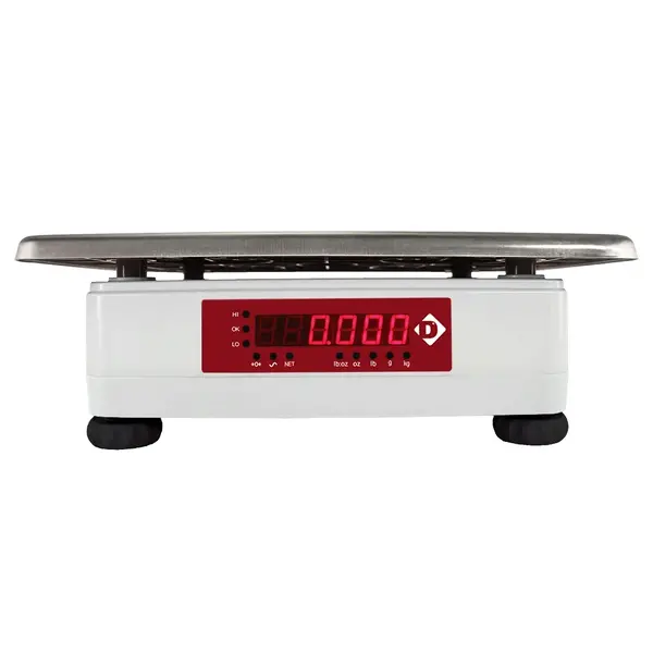 Keukenweegschaal | LIBRA LINE | Kunststof/RVS | Max. 6kg | 1g Nauwkeurig | Bedraad/Draadloos (Oplaadbaar) | Stof-/Waterdicht | 255x290x105(h)mm