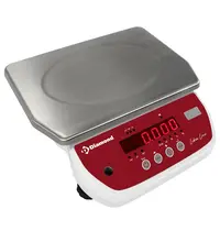 Diamond Keukenweegschaal | LIBRA LINE | Kunststof/RVS | Max. 30kg | 5g Nauwkeurig | Bedraad/Draadloos (Oplaadbaar) | Stof-/Waterdicht | 255x290x105(h)mm