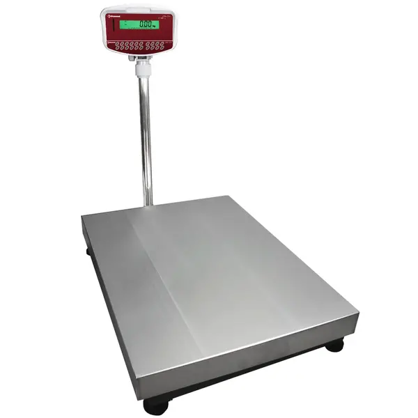 Platformweegschaal | LIBRA LINE | RVS/Kunststof | Max. 150kg | 10g Nauwkeurig | Bedraad/Draadloos (Oplaadbaar) | Waterdicht | 400x620x860(h)mm