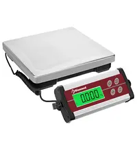 Diamond Platformweegschaal | LIBRA LINE | RVS/Kunststof | Max. 15kg | 5g Nauwkeurig | Draadloos | Waterdicht | 300x300x50(h)mm