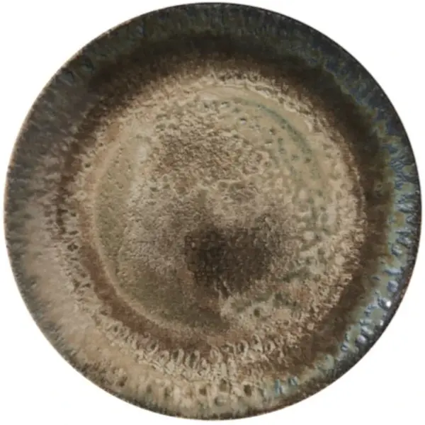 Borden | CRATER | Porselein | Patina-Brons | 6 Stuks | Ø270mm